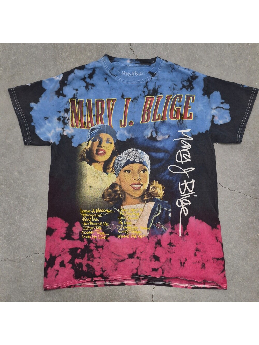 Mary J Blige Tie Dye T Shirt